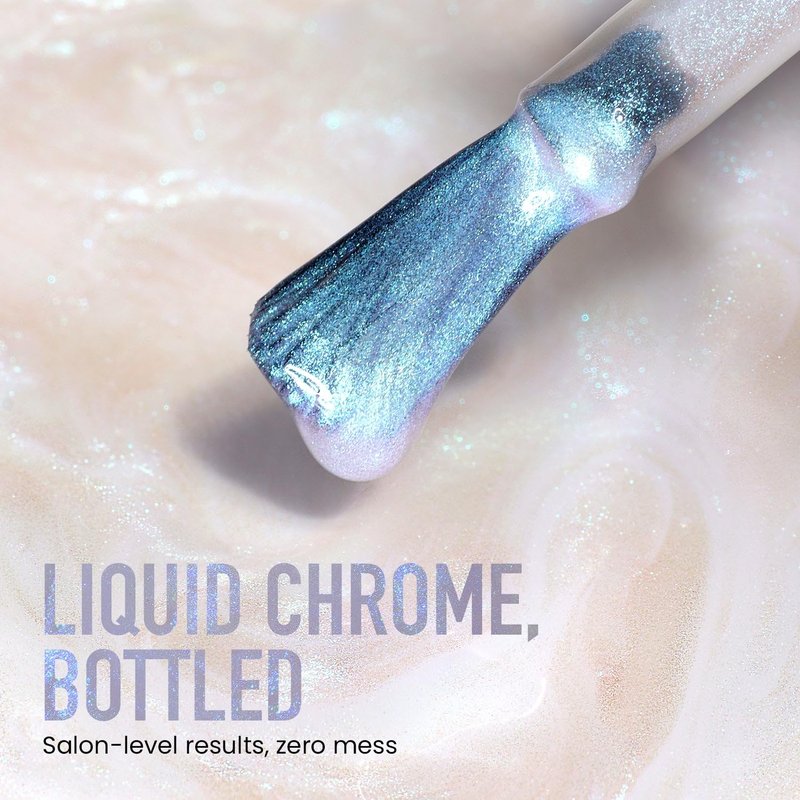 LONDONTOWN Chrome Glaze Nail Polish | Long-Lasting Color & Shine, 0.4 oz