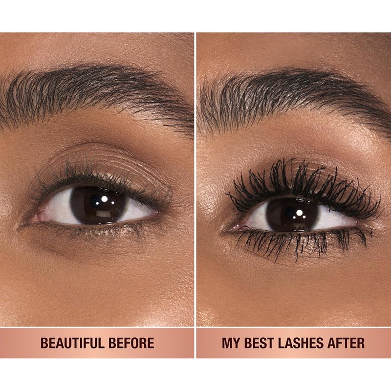 Charlotte Tilbury Pillow Talk Push Up Lashes Mascara - Lengthening & Volume Boosting Formula | Smudge-Proof, 24HR Lift Effect