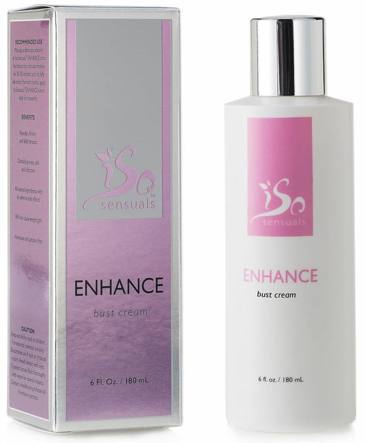 IsoSensuals ENHANCE - Breast Enlargement Cream for Quick Growth | Lifting & Firming - 2 Month Supply