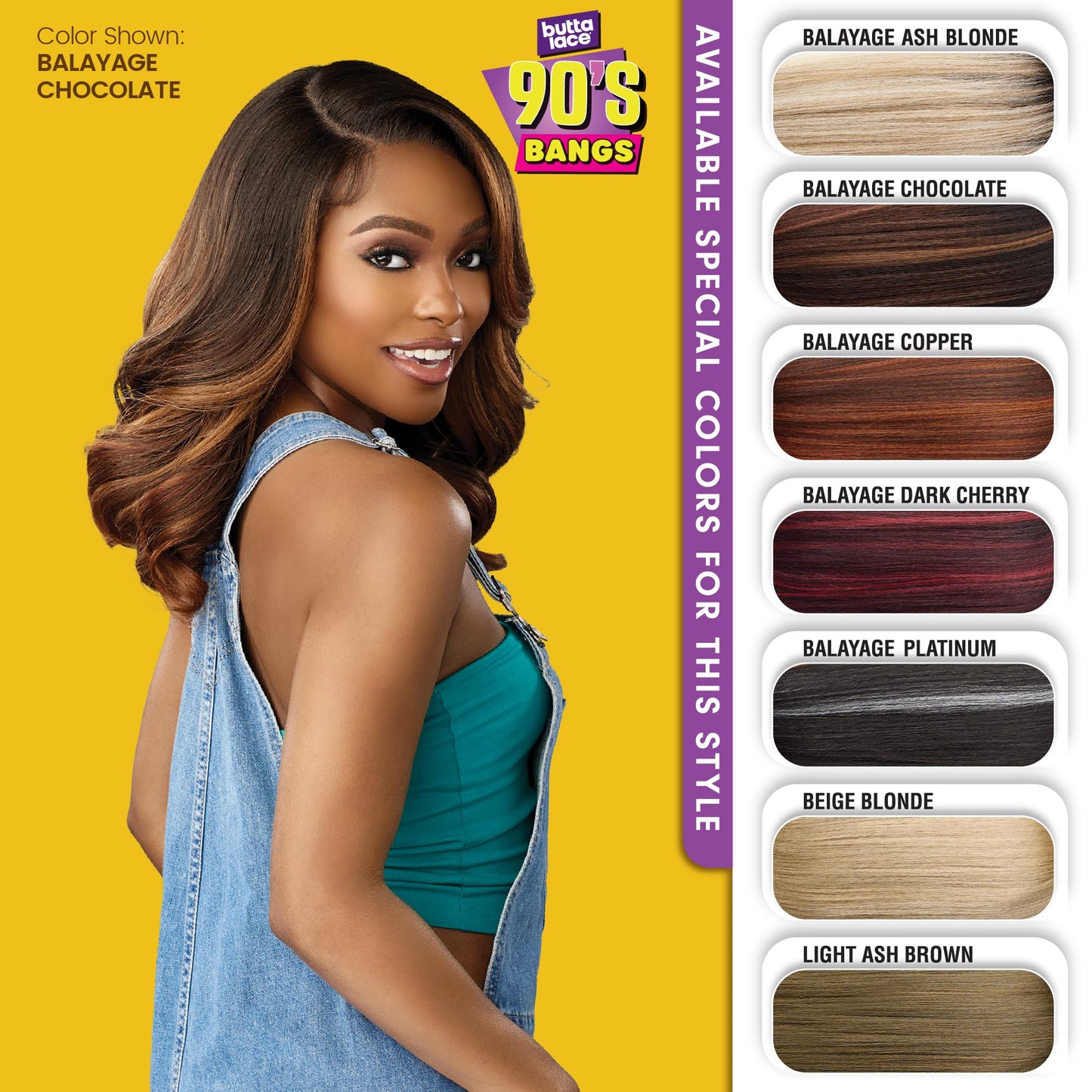 Sensationnel Butta Lace 90s Bangs Wig - Unit 908