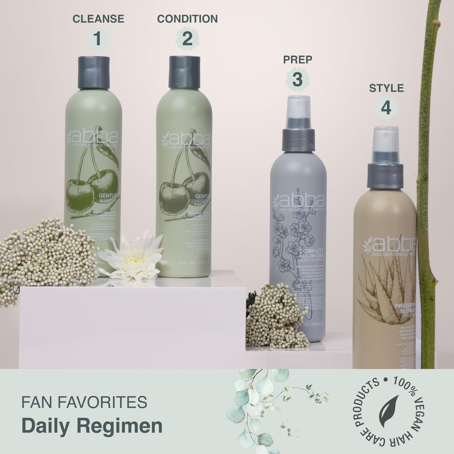 ABBA - Pure Gentle Conditioner - Cherry Bark & Aloe