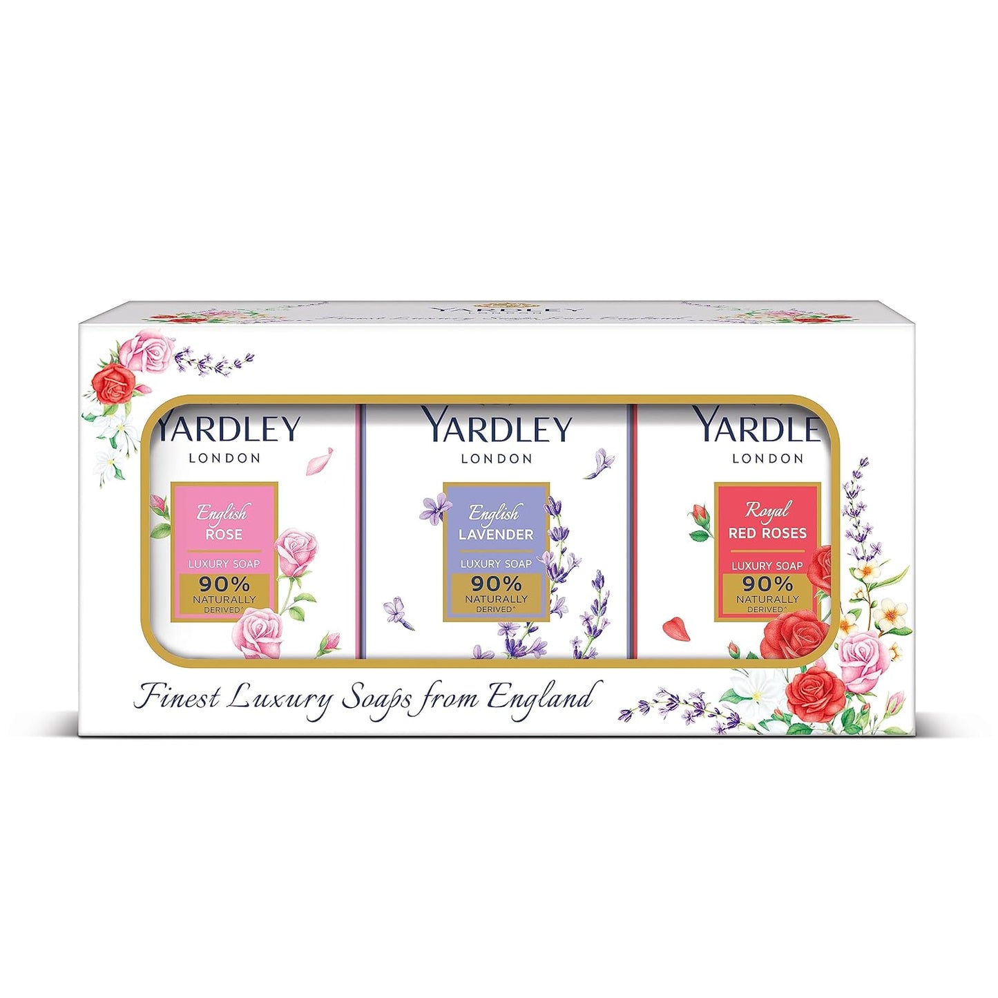 Yardley London Luxury Soap - Moisturizing & Fragrant | 100g, Pack of 6