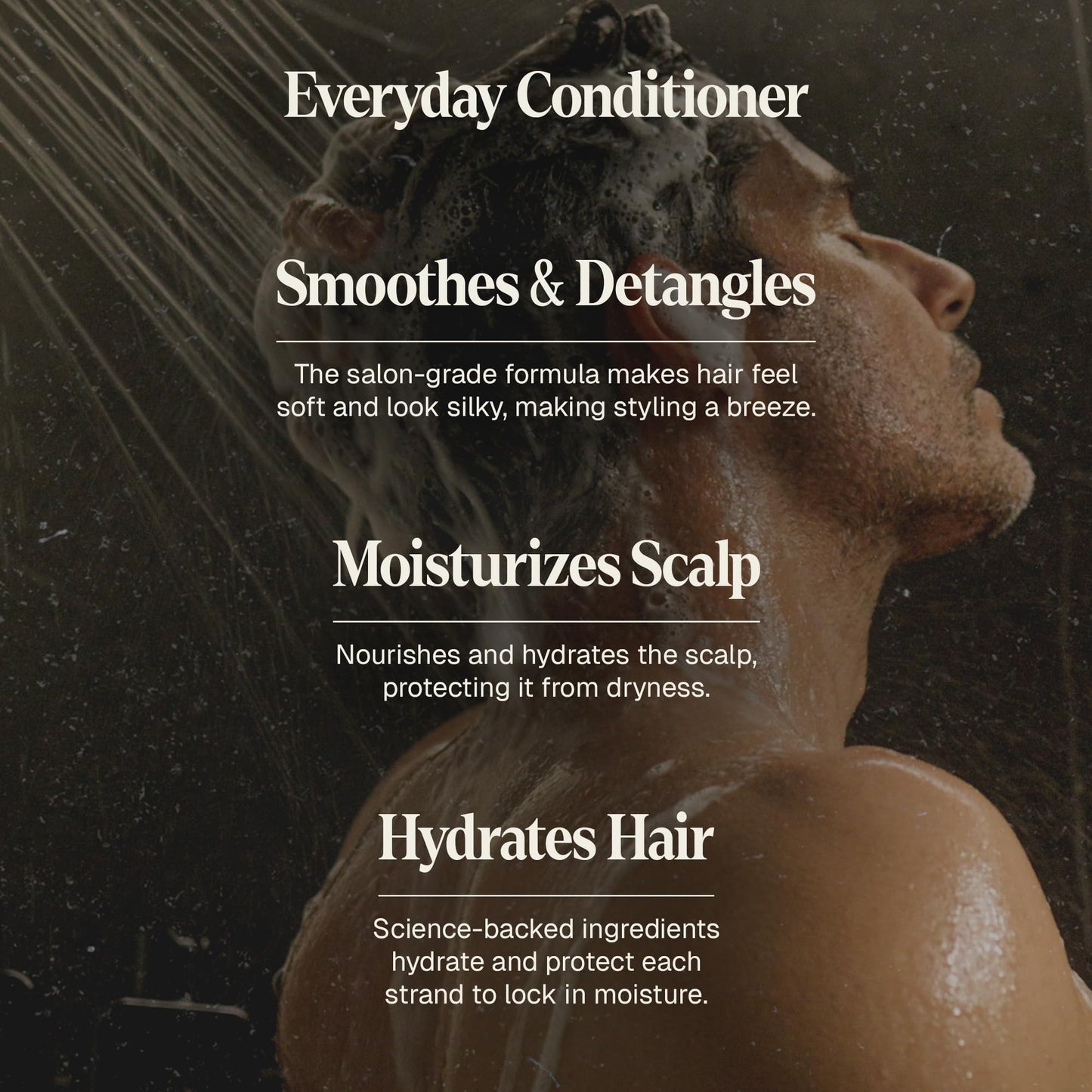 Black Wolf Everyday Conditioner, 12 Fl Oz - Salon-Grade Hair Conditioner for Men Smooths, Detangles & Locks in Moisture - Hydrated & Moisturized Hair - For All Hair Types