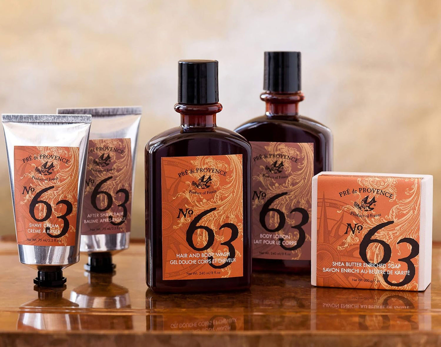 Pre de Provence No.63 Men's Lotion - Nourishing Hydrating Formula | 8.4 Fl Oz