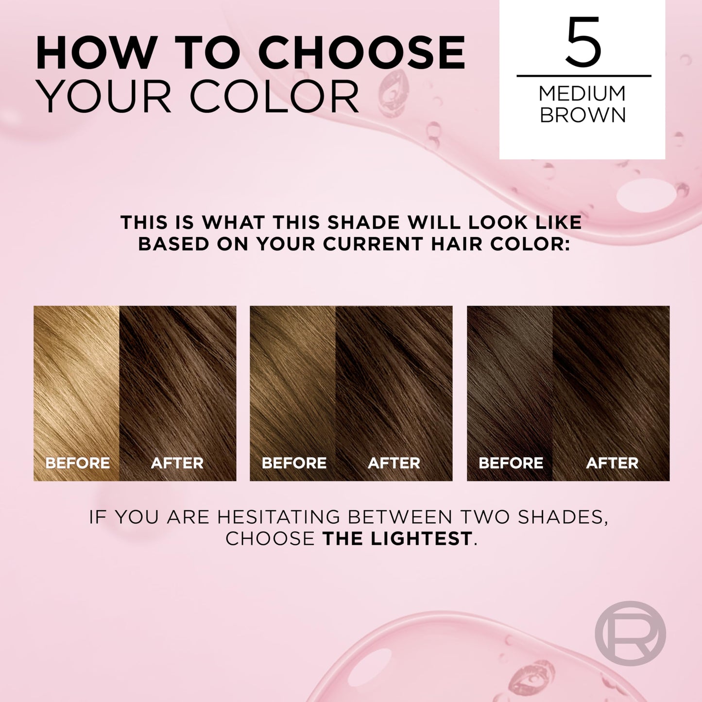 L'Oreal Paris Excellence Crème Permanent Hair Dye, Triple Care Hair Color with Hyaluronic Acid for 100% Gray Coverage, 5 Medium Brown, 1 Kit (Pack of 2) (Packaging May Vary)