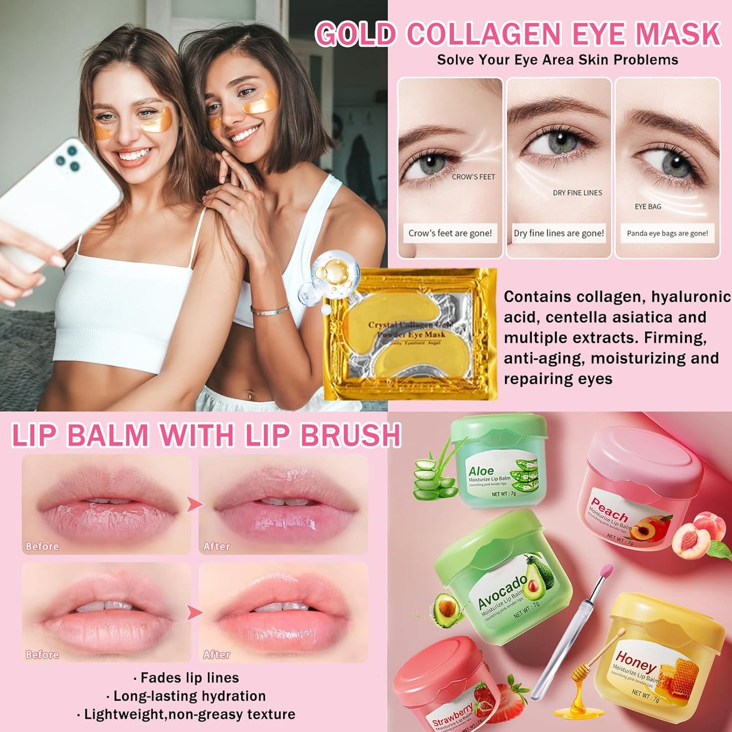 Spa Party Supplies Kit - 50 PCS Facial Masks, Hand Cream, Bath Bombs & More | Perfect for Birthdays & Sleepovers