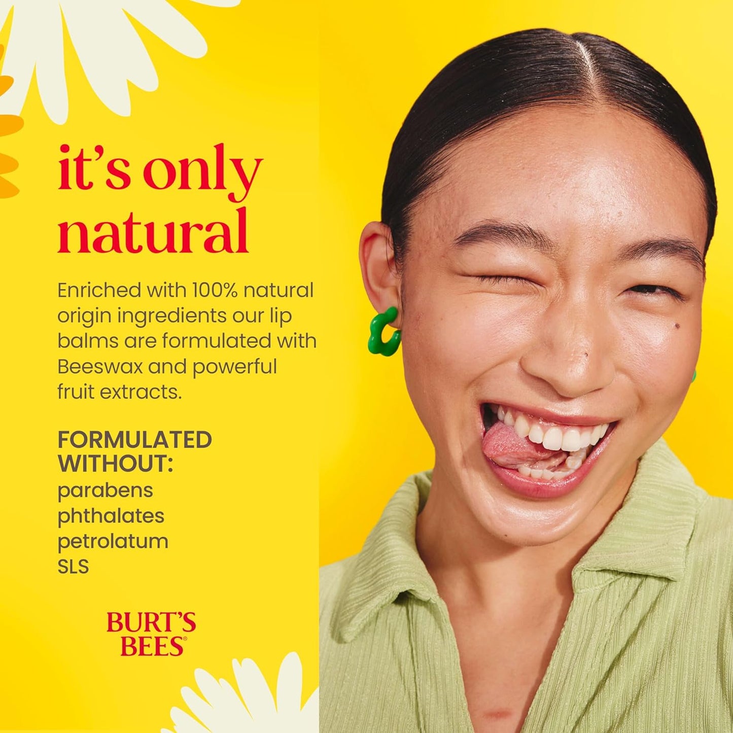 Burt's Bees Vanilla Bean Lip Balm - 100% Natural Moisturizer | 2 Tubes, 0.15 oz Each