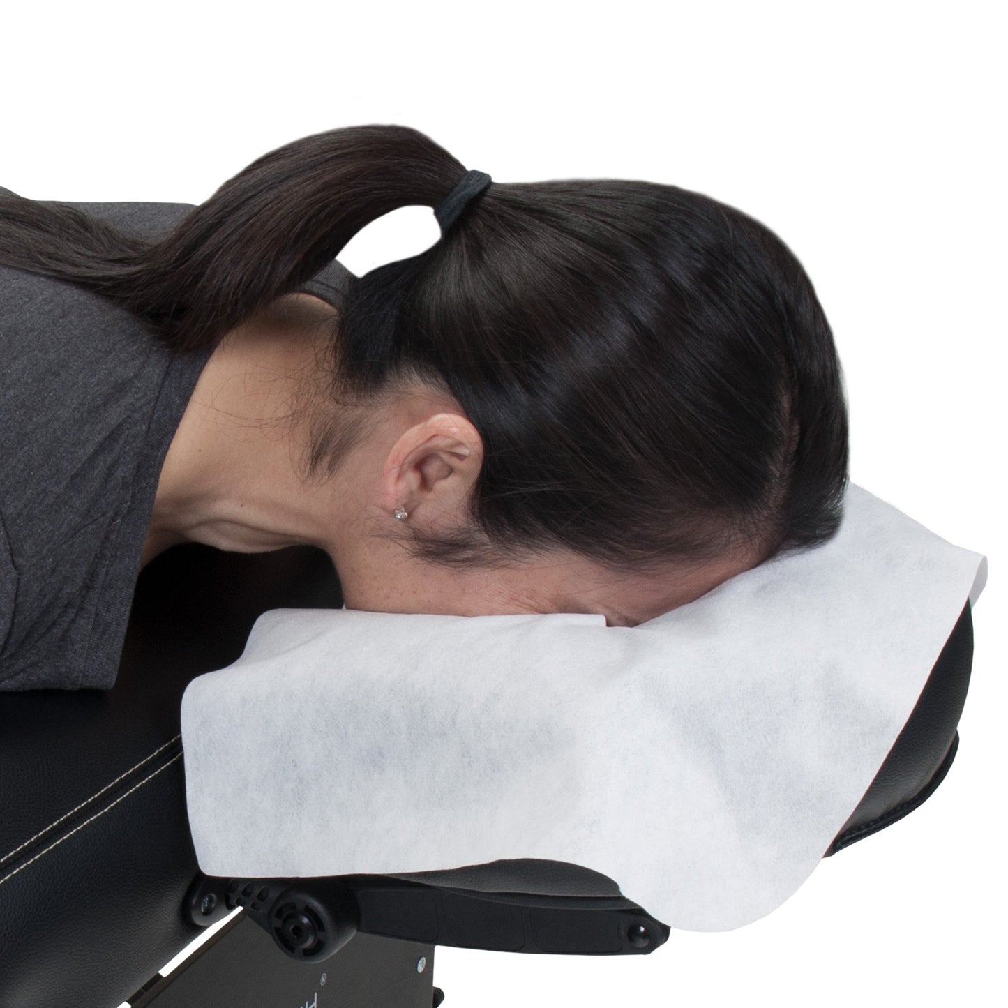 EarthLite Disposable Face Cradle Covers – Medical-Grade,Ultra Soft,Luxurious,Non-Sticking Massage Headrest Covers for Massage Tables &-Massage Chairs,(Pack of 12)