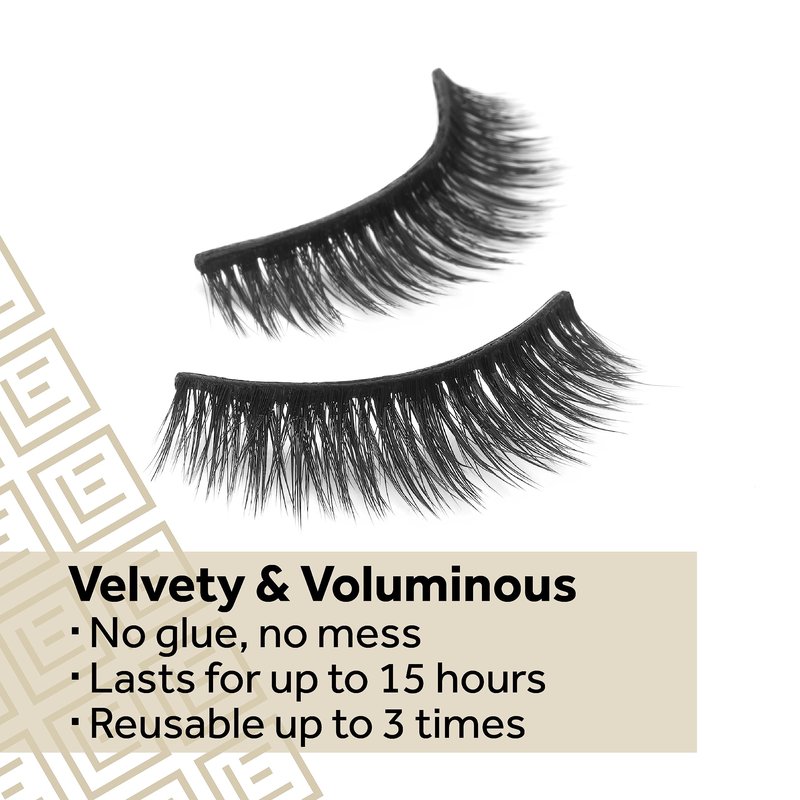 Eylure Pre-Glued False Eyelashes, Luxe Faux Mink Sapphire