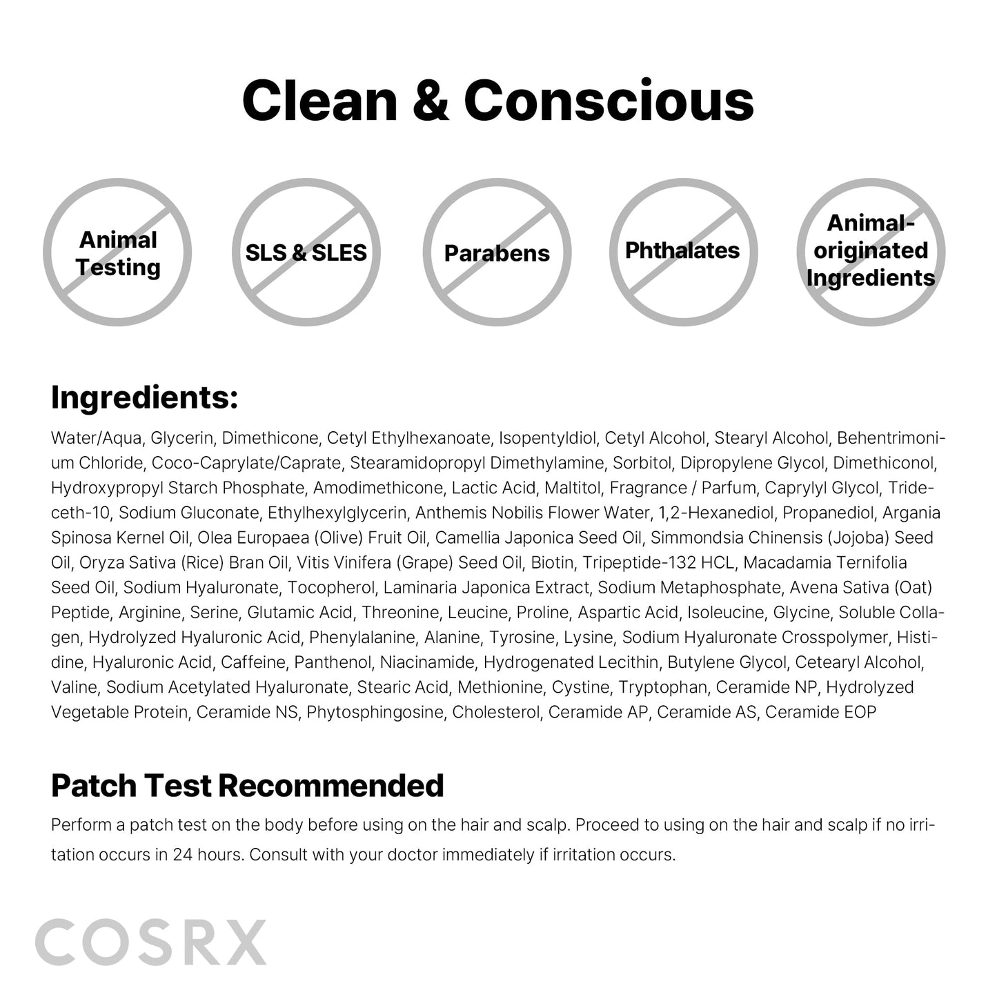 COSRX PEPTIDE 132 Hair Bonding Treatment Variation