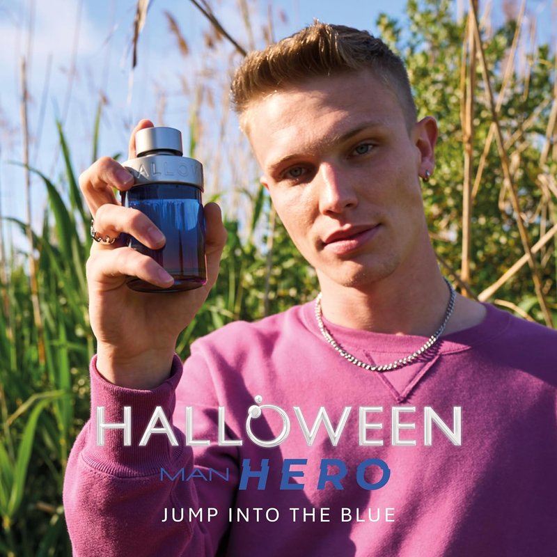 Halloween Man Hero Eau de Toilette for Men - Woody Aquatic Fragrance with Lemon & Lavandin | 4.2 Oz
