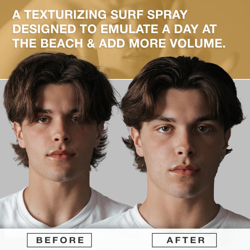 CRVFT Sea Salt Spray 1oz | Light Hold/Natural Finish | Add Volume & Texture | Ideal for All Hair Types & Lengths | Men's Texturizing Surf Spray | Made in the USA | Paraben & Sulfate Free [Scented]