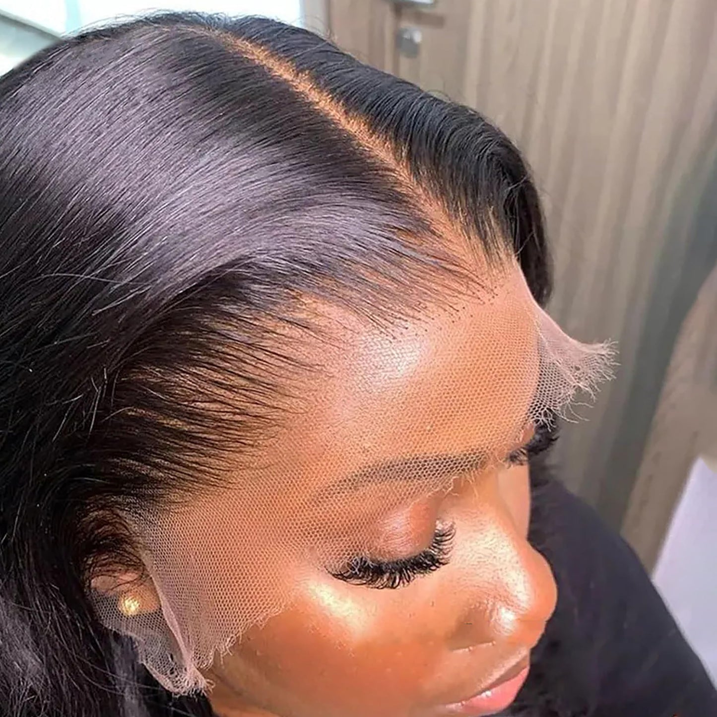 Anknia Skinlike 2x6 HD Lace Closure Straight Virgin Remy Human Hair Lace Frontal Closure Pre Plucked Natural Hairline Natural Black (2x6 HD Lace Closure-Straight, 14 Inch)