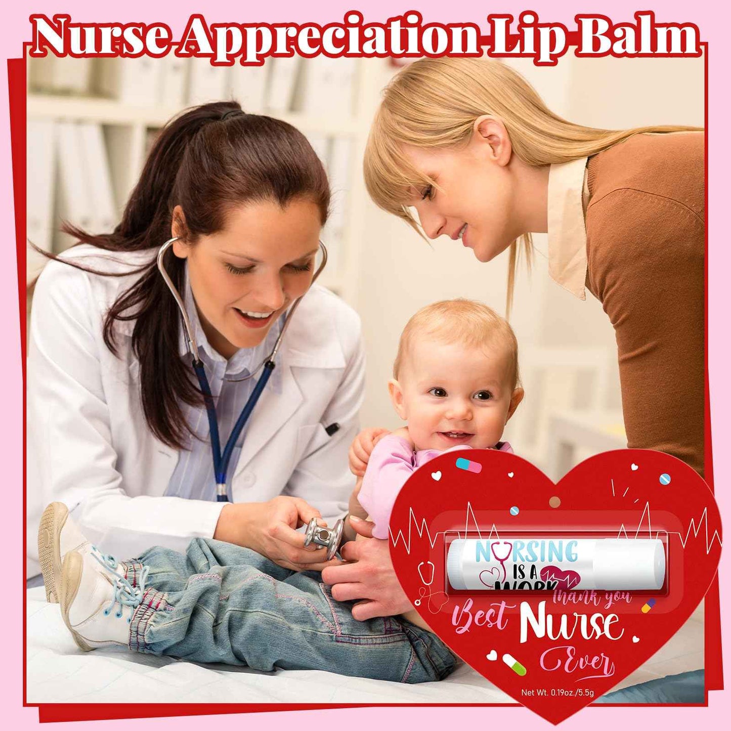 30 Pack Nurses Appreciation Gifts Bulk Lip Balms Christmas Hospital Staff Team Thank You Gifts Best Nurse Ever Fall Thanksgiving Xmas Appreciation Party Favors for Coworkers Midwife Women Presents