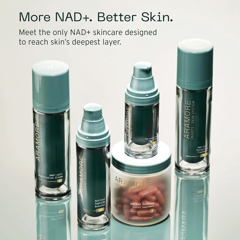 NAD+ Cell Restoration Cream - Clinically Proven Vegan Moisturizer | Hypoallergenic, Fragrance-Free (15ml)
