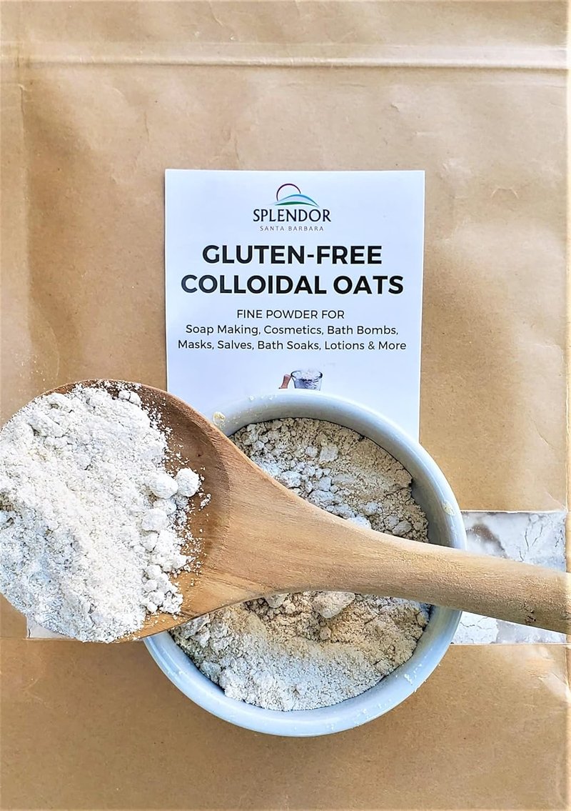 Colloidal Oatmeal Powder 32 oz - Gluten-Free Ingredient for Soap Making, Bath Bombs, Skincare & DIY Cosmetics