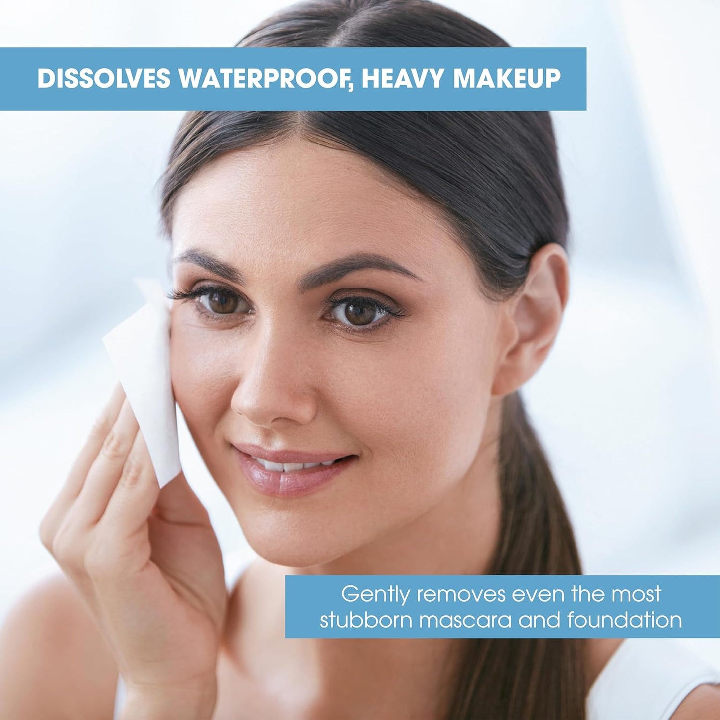 Diamond Wipes Makeup Remover - Alcohol-Free Facial Cleansing Wipes with Vitamin E | 50 Count