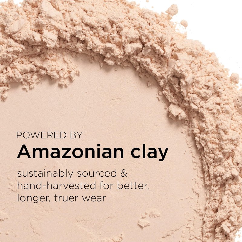 tarte Amazonian clay blurring powder foundation – Buildable Light-to-Medium Coverage, Natural Matte Longwear Finish, Blurs look of Pores, Vegan & Cruelty-Free, full size, 18N fair-light neutral