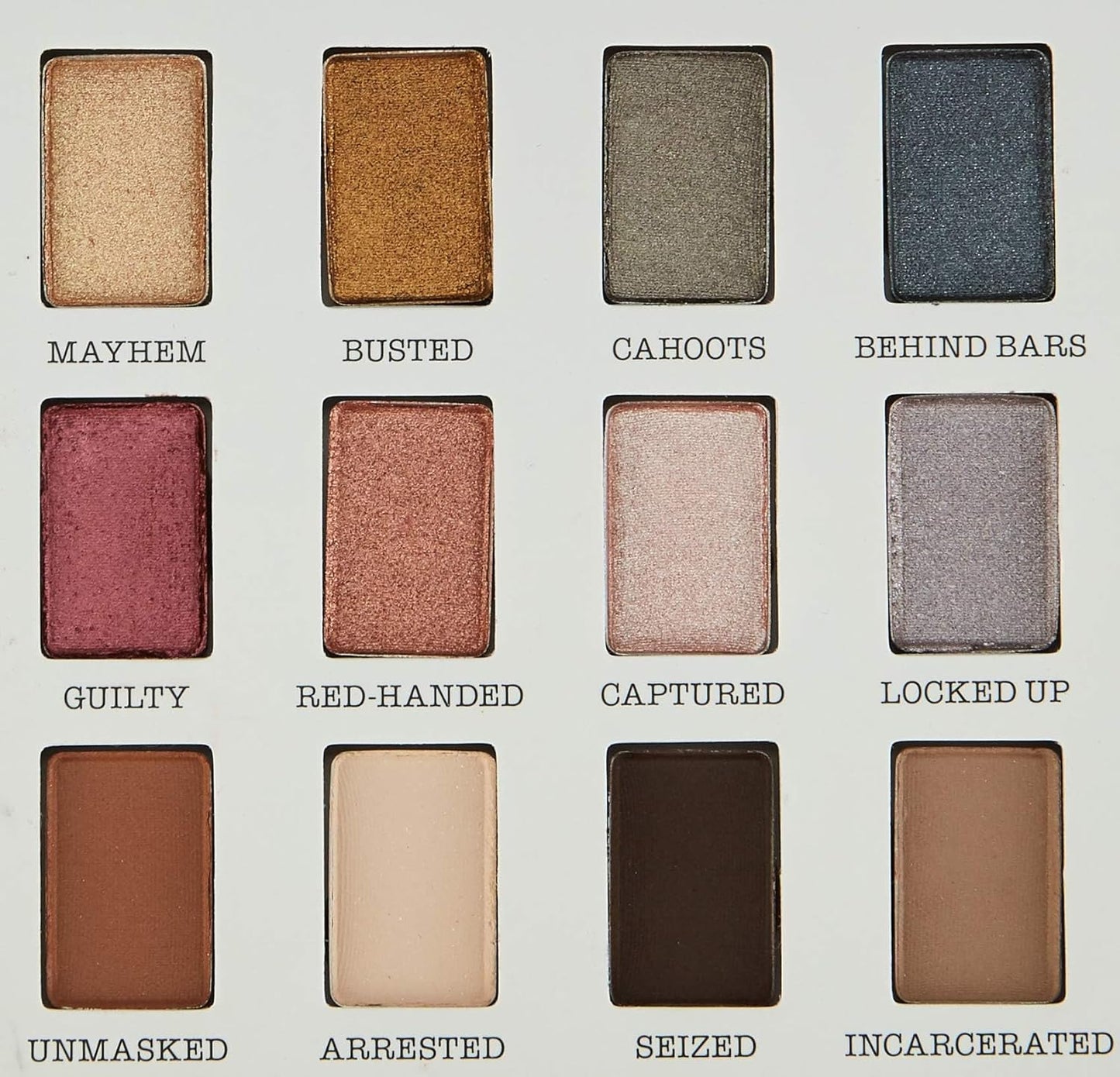 theBalm Foiled Again Eye Shadow Palette - Long-Lasting Pigmented Matte & Shine | Multi-Color 0.34 oz