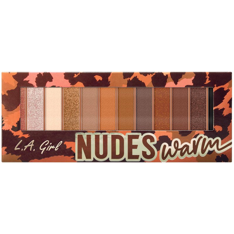 L.A. Girl Nudes Eyeshadow Palette, Warm GES317