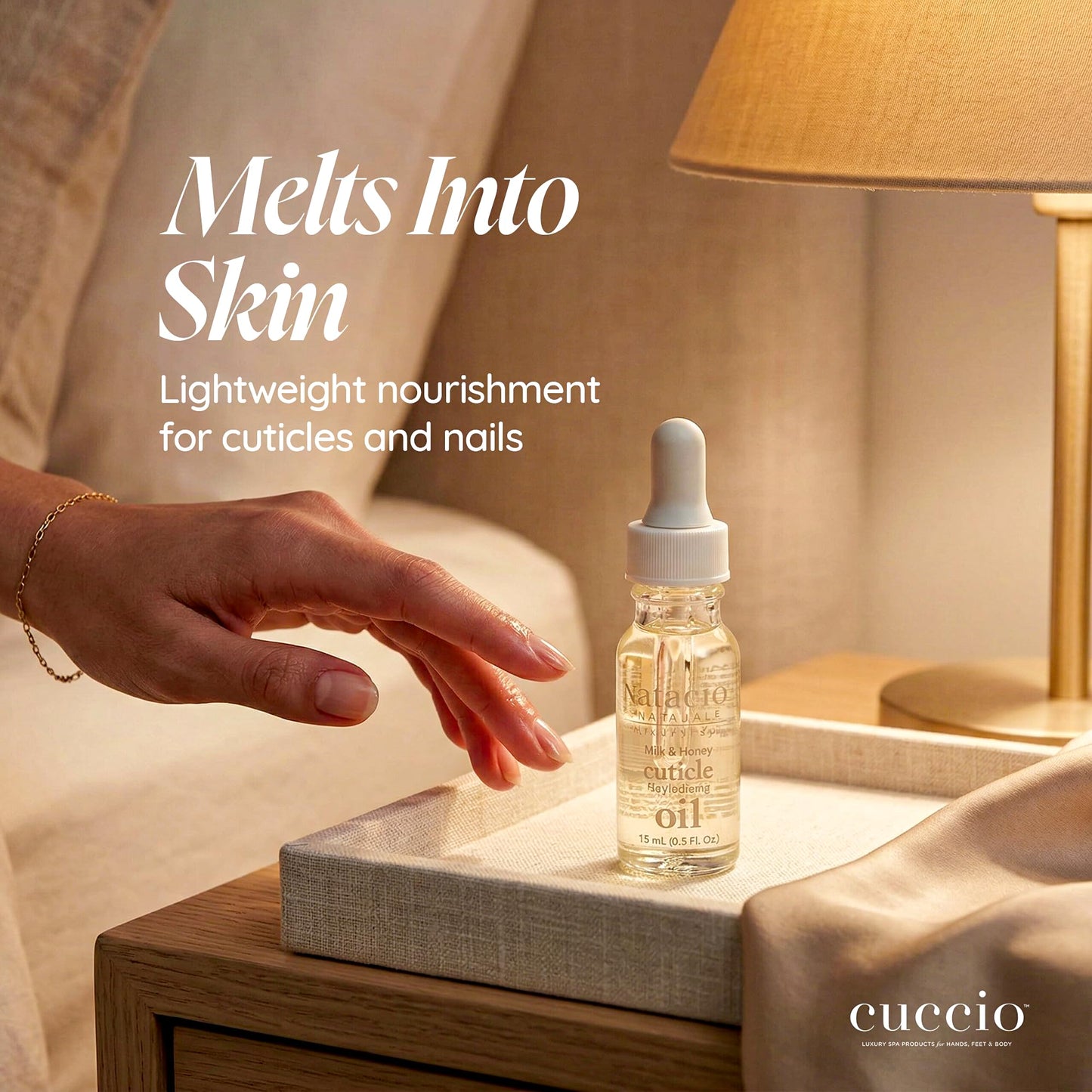 Cuccio Naturale Revitalizing Cuticle Oil - Hydrating Oil For Repaired Cuticles Overnight - Remedy For Damaged Skin And Thin Nails - Paraben/Cruelty-Free Formula - Milk And Honey - 0.5 Oz