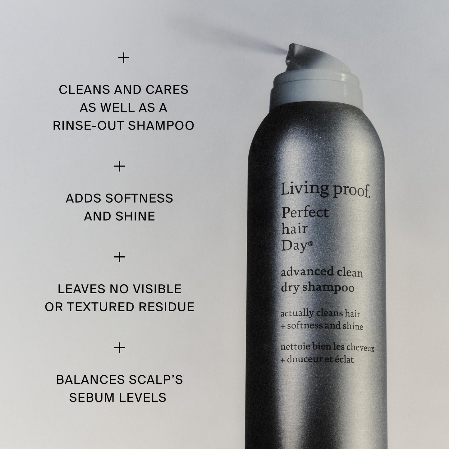 Perfect Hair Day Advance Clean Dry Shampoo by Living Proof for Unisex - 5.5 oz Dry Shampoo