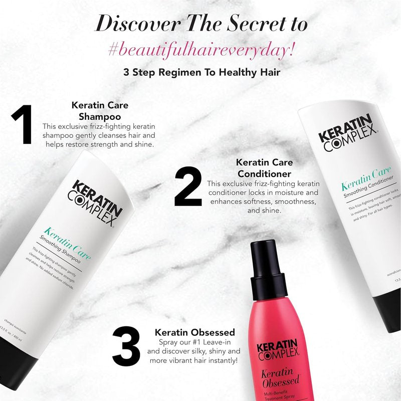Keratin Complex Retail Kit - Shampoo, Conditioner & 5oz Keratin Obsessed Treatment