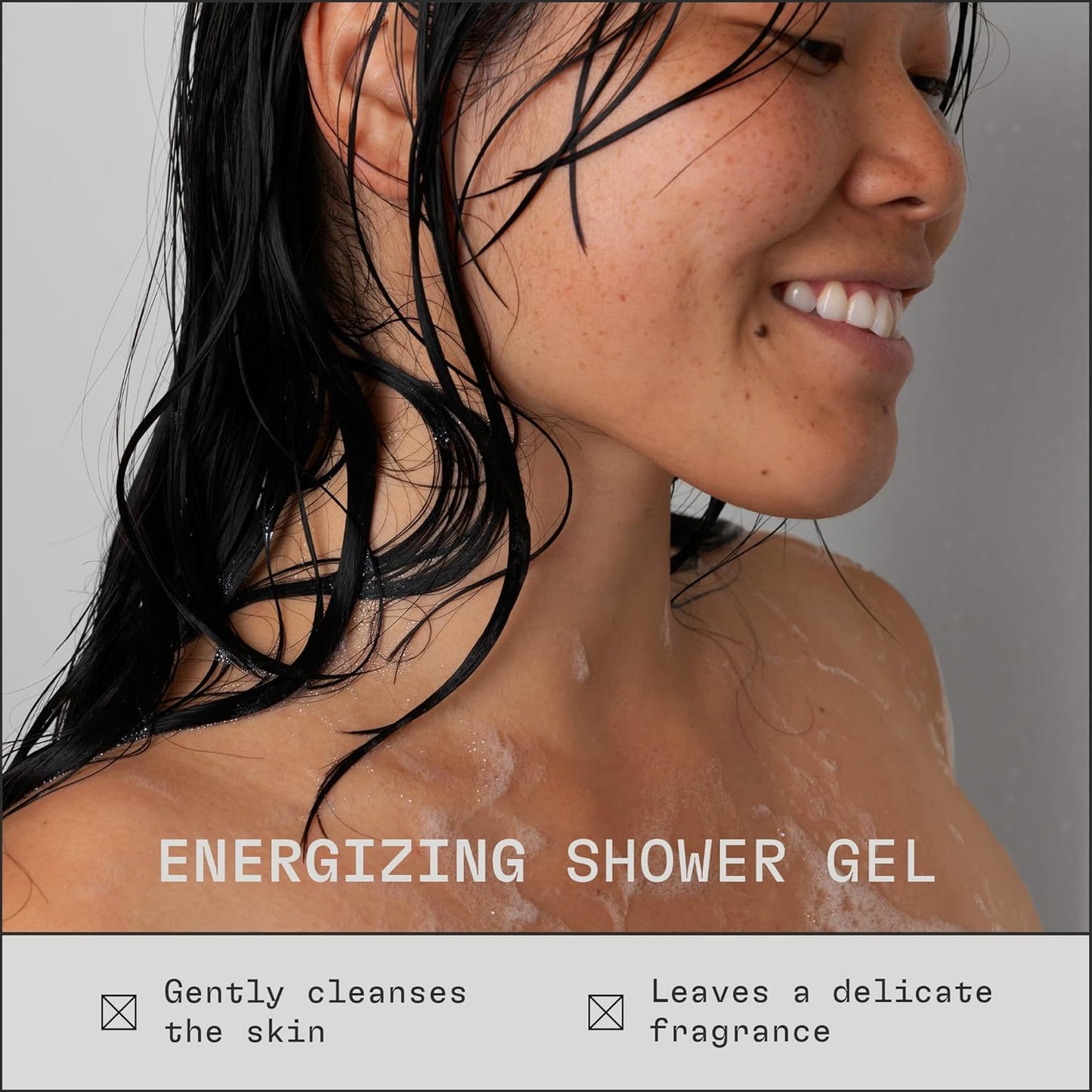 Body Wash with Niacinamide & Glycerin - EWG Verified Vegan Shower Gel | Energizing Citrus, 12 Fl Oz
