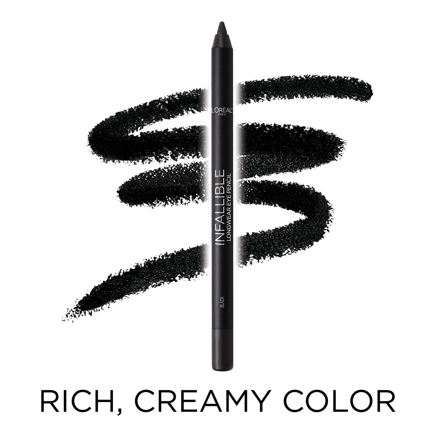 L'Oreal Paris Makeup Infallible Pro-Last Pencil Eyeliner, Waterproof and Smudge-Resistant, Glides on Easily to Create any Look, Cobalt Blue, 0.042 oz.