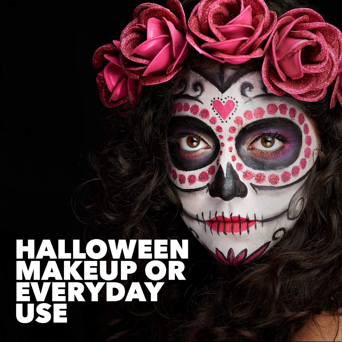 Goth White Cream to Powder Foundation - Full Coverage Makeup for Halloween, Cosplay & Costumes | Vegan Formula