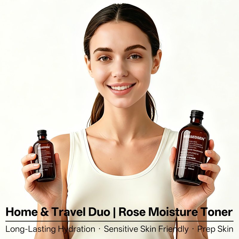 MISSEDSEN Rose Water Face Toner, Moisturizing & Anti-Aging for All Skin Types (13.5Fl oz)