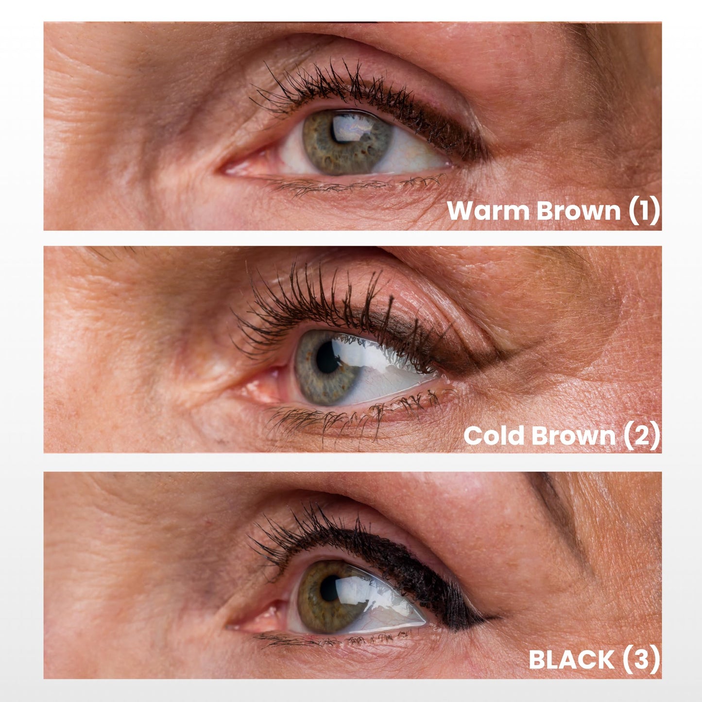 CELLMETICS Long-Wear Cream Eyeliner for Mature Women (Cold Brown (2)) - Water-Resistant, Long-Stay and Mess-Proof Eye Liner - Smudge Proof & Retractable Eyeliner Pencil for Older Women