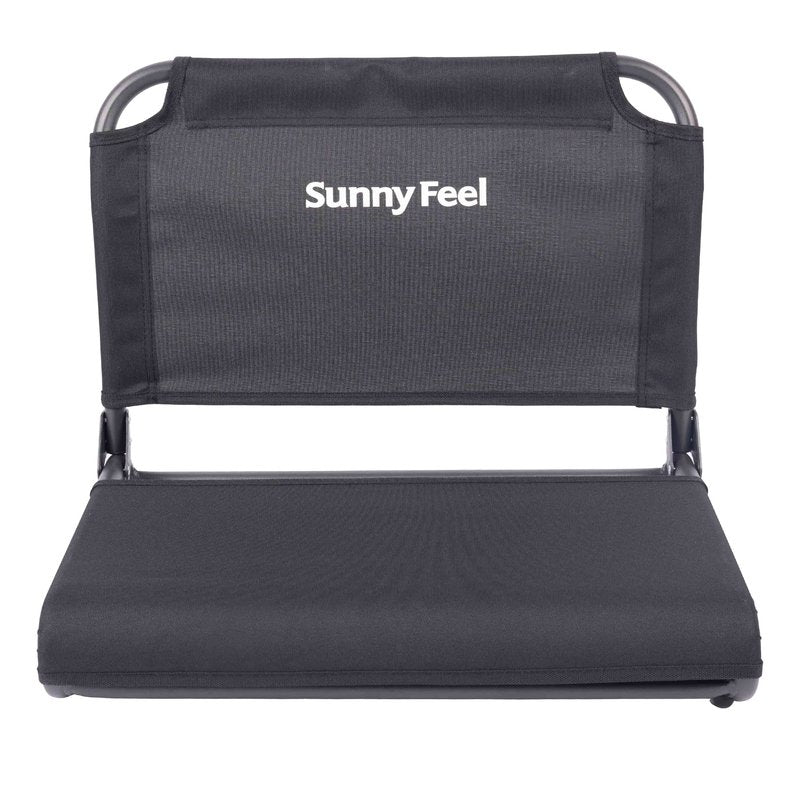 SUNNYFEEL Stadium Seats with Back Support for Football Games, 20" Wide Bleacher Seat with Backrest for Sport Events, Portable Chairs for Kayak, Ground Chair for Concert