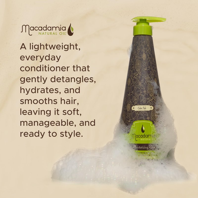 Macadamia Natural Oil Moisturizing Rinse – Hydrating Argan Conditioner for Damaged Hair Care, Sulfate-Free & Paraben-Free, 33.8 fl oz