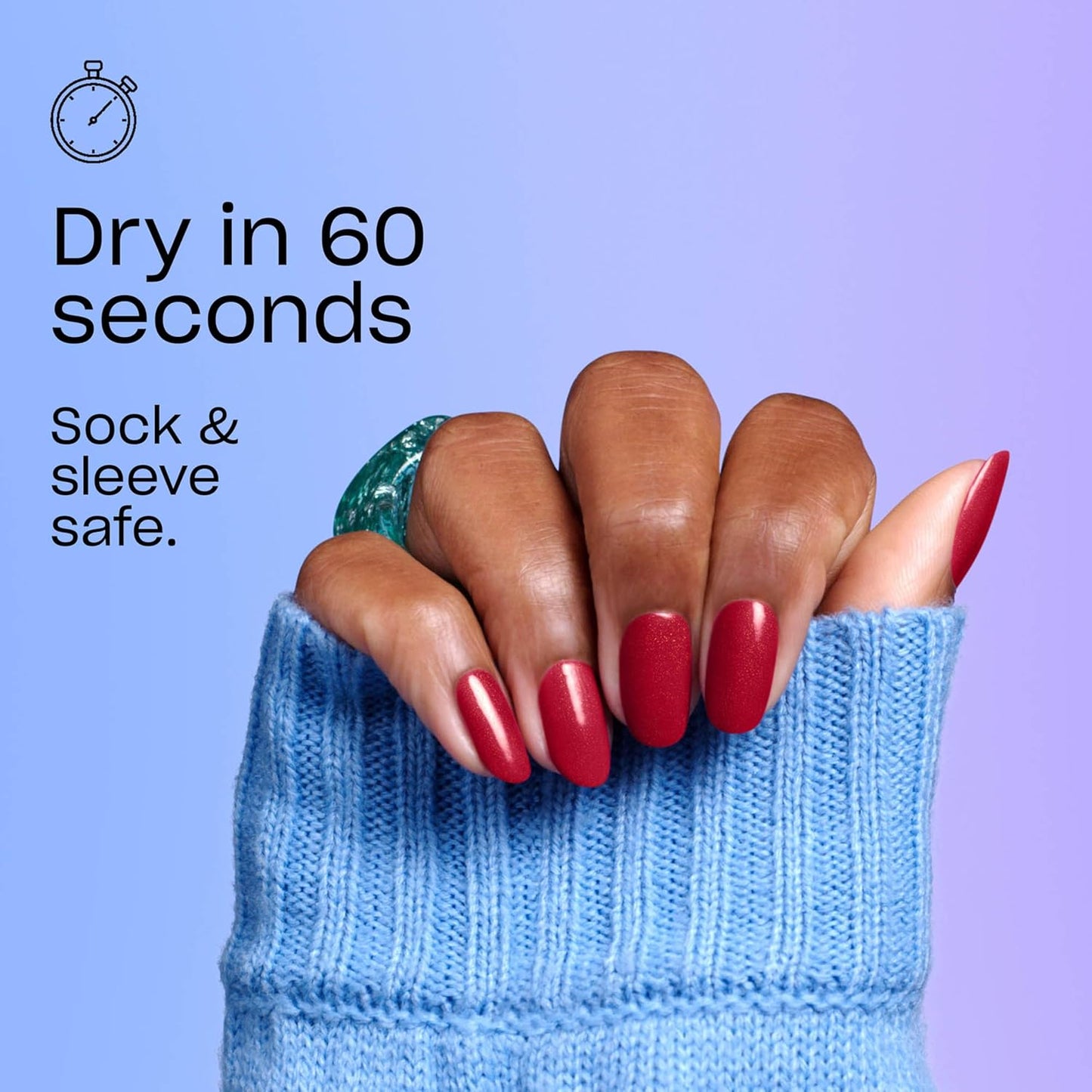OPI RapiDry Quick Dry Nail Polish - Opaque Crème & Shimmer Winter Shades | Smudge Proof, Fast Drying in 60 Seconds