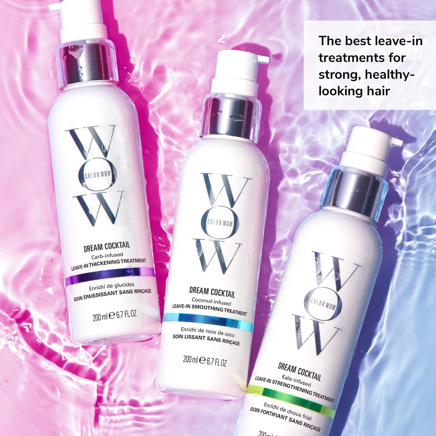Color Wow Dream Cocktail Infused – in hair heat a single
