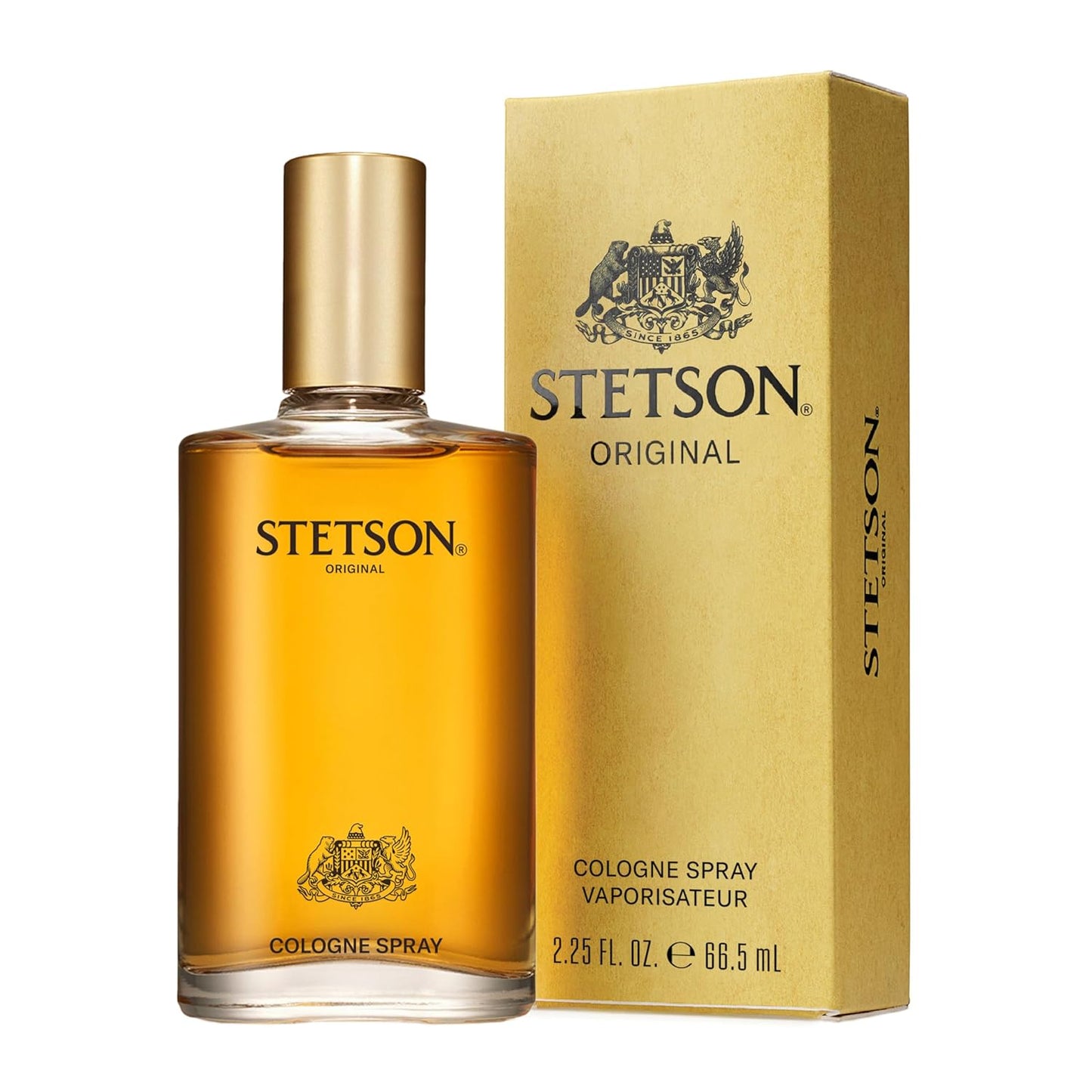 Stetson Original Cologne for Men - Classic Woody Aroma with Citrus, Patchouli & Tonka Bean - 2.25 Fl Oz