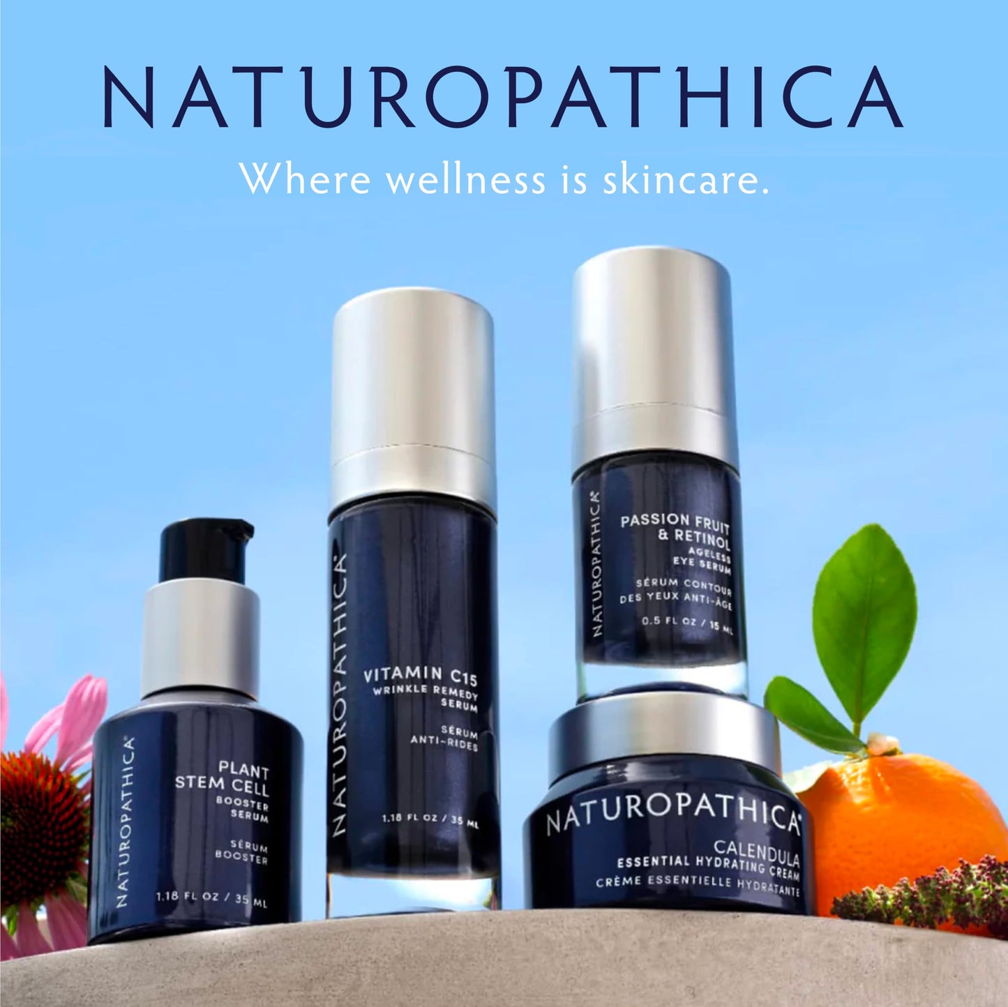 Naturopathica Calendula Essential Hydrating Cream, Soothing Face Moisturizer for Dry and Sensitive Skin, Daily Nourishing Face Cream for Men and Women, 1.70 fl oz
