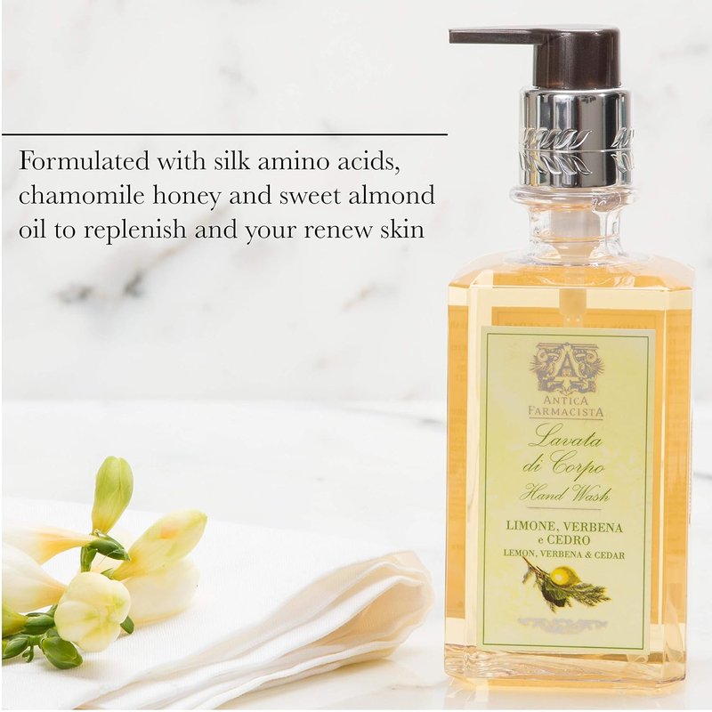 Antica Farmacista Hand & Body Wash - Nourishing Hydrating Cleanser | Santorini, 10 fl oz