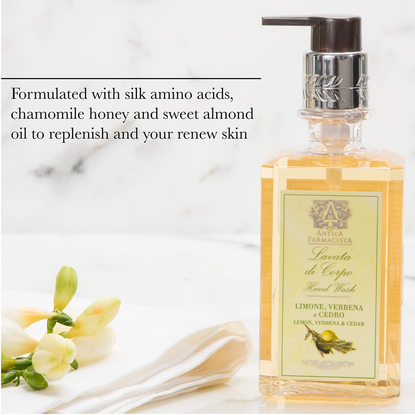 Antica Farmacista Hand & Body Wash - Luxury Nourishing & Hydrating Hand Cleansing Wash - Bath & Body Gift - Acqua, 10 fl oz