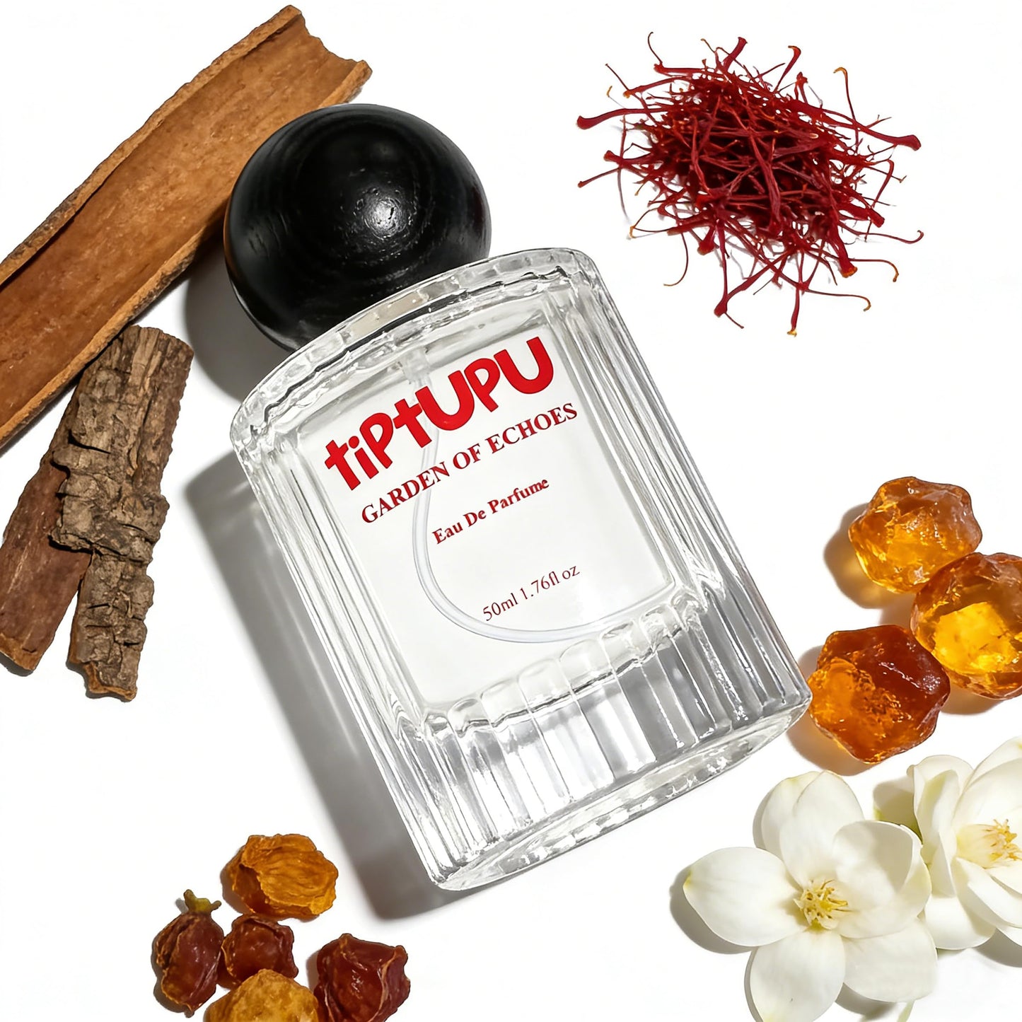 tiptupu Saffron Amber Perfume,Inspired by B.accarat R.ouge 540, Unisex Perfume, Eau de Parfum, Long Lasting Perfume for Men & Women (1.76 Fl.Oz(Pack of 1), Saffron Amberwood)
