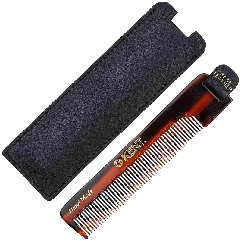Kent NU22 Pocket Comb - Handmade Fine Tooth Hair Comb for Men, Women & Kids | Perfect for Grooming & Styling