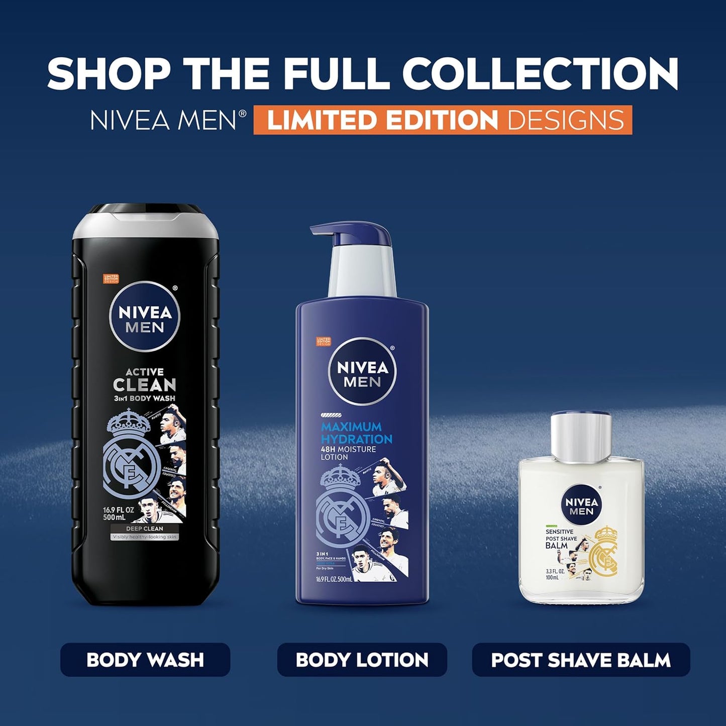 NIVEA MEN Post Shave Balm for Sensitive Skin - Alcohol Free, VitaminPro Complex | 3.3 Fl Oz