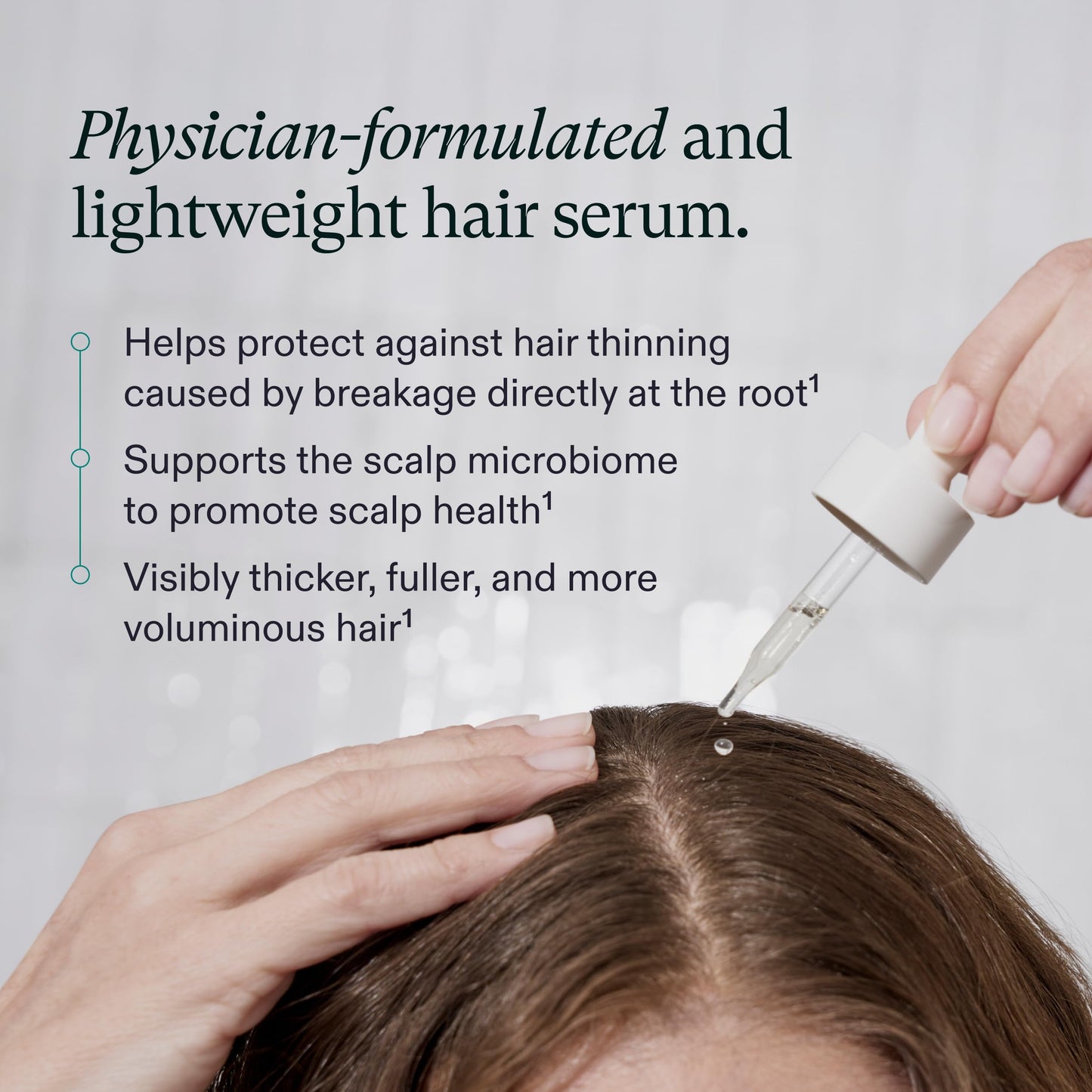 Nutrafol Women's Hair Serum, Vegan Scalp Serum, Supports Visibly Thicker and Stronger Hair, Lightweight and Fast-Absorbing - 1.7 Fl Oz, Pack of 3