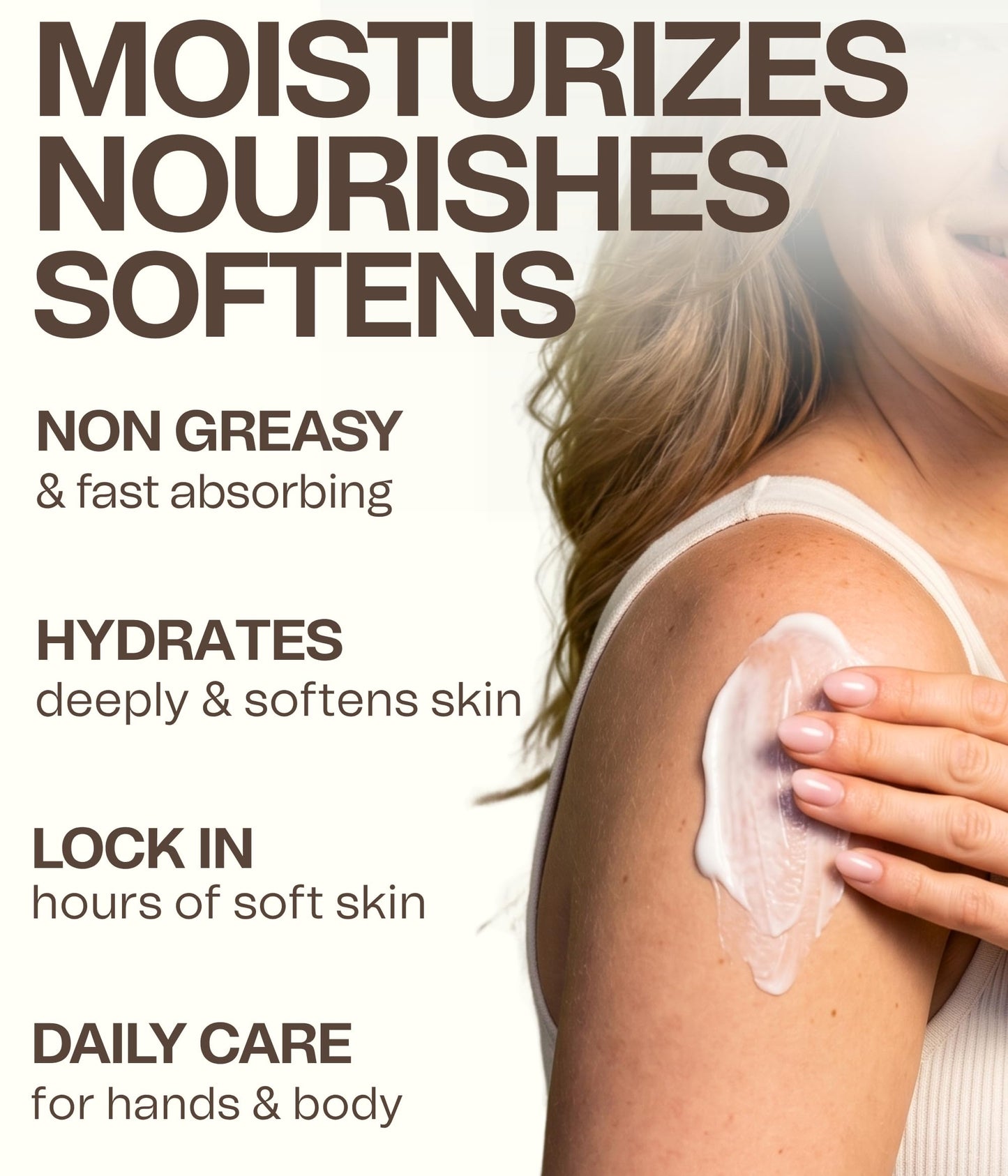 Ingreendients Hand & Body Lotion With Organic Cocoa Butter & Shea Butter - With Ceramides, Moisturizes and Rejuvenates Skin, Natural, Non Toxic, Vegan