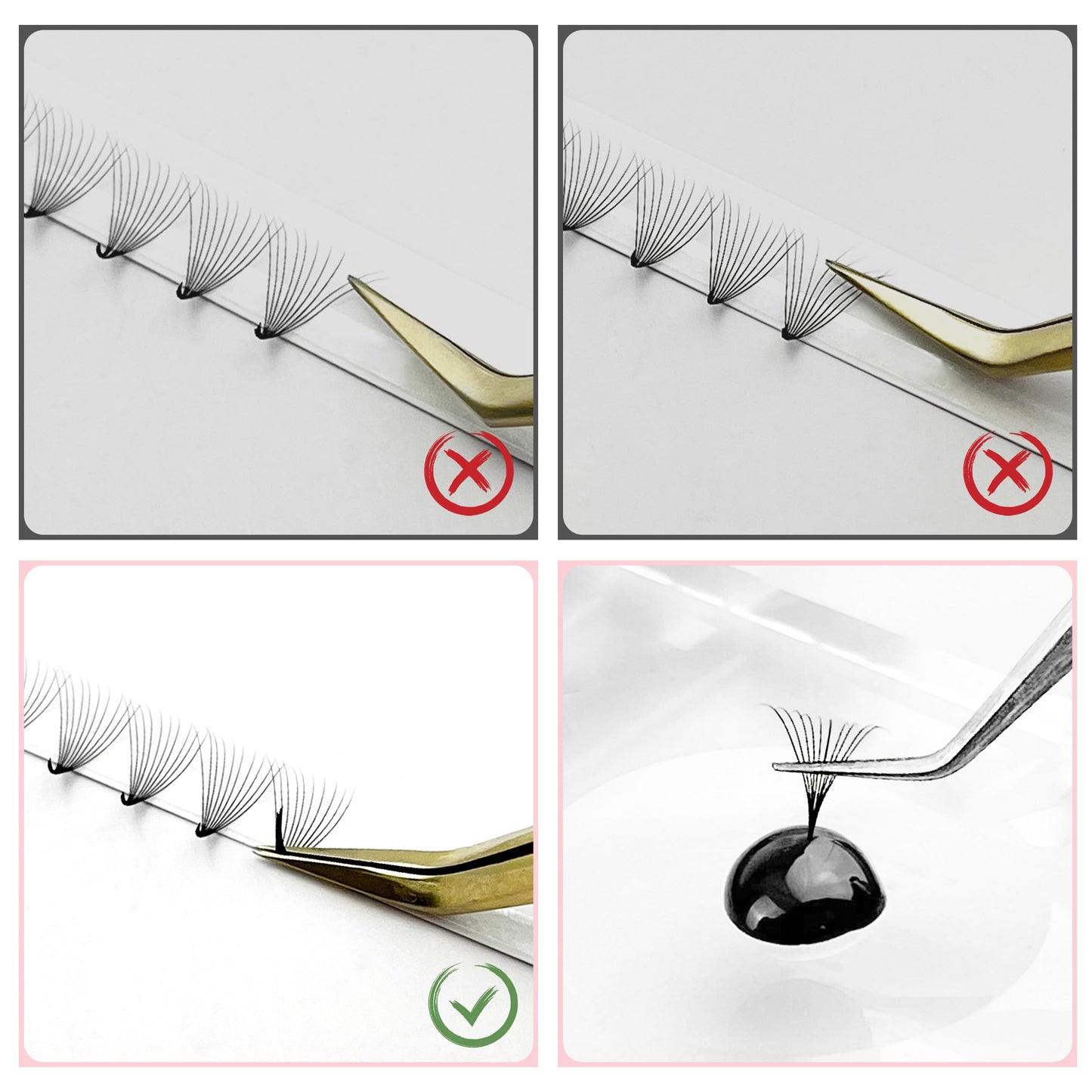 ABONNIE Premade Fans Eyelash Extensions, 400 Fans 10D 11mm Promades Eyelash Fans,0.07 Thickness D Curl Premade Lash Fans, Handmade Premade Fans Volume Lash Extensions (Pointy Base 10D 0.07-D 11mm)
