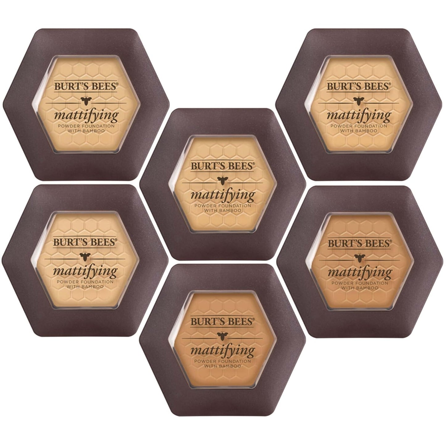 Burt's Bees Lightweight Powder Foundation - 100% Natural Almond, 0.3 Ounce