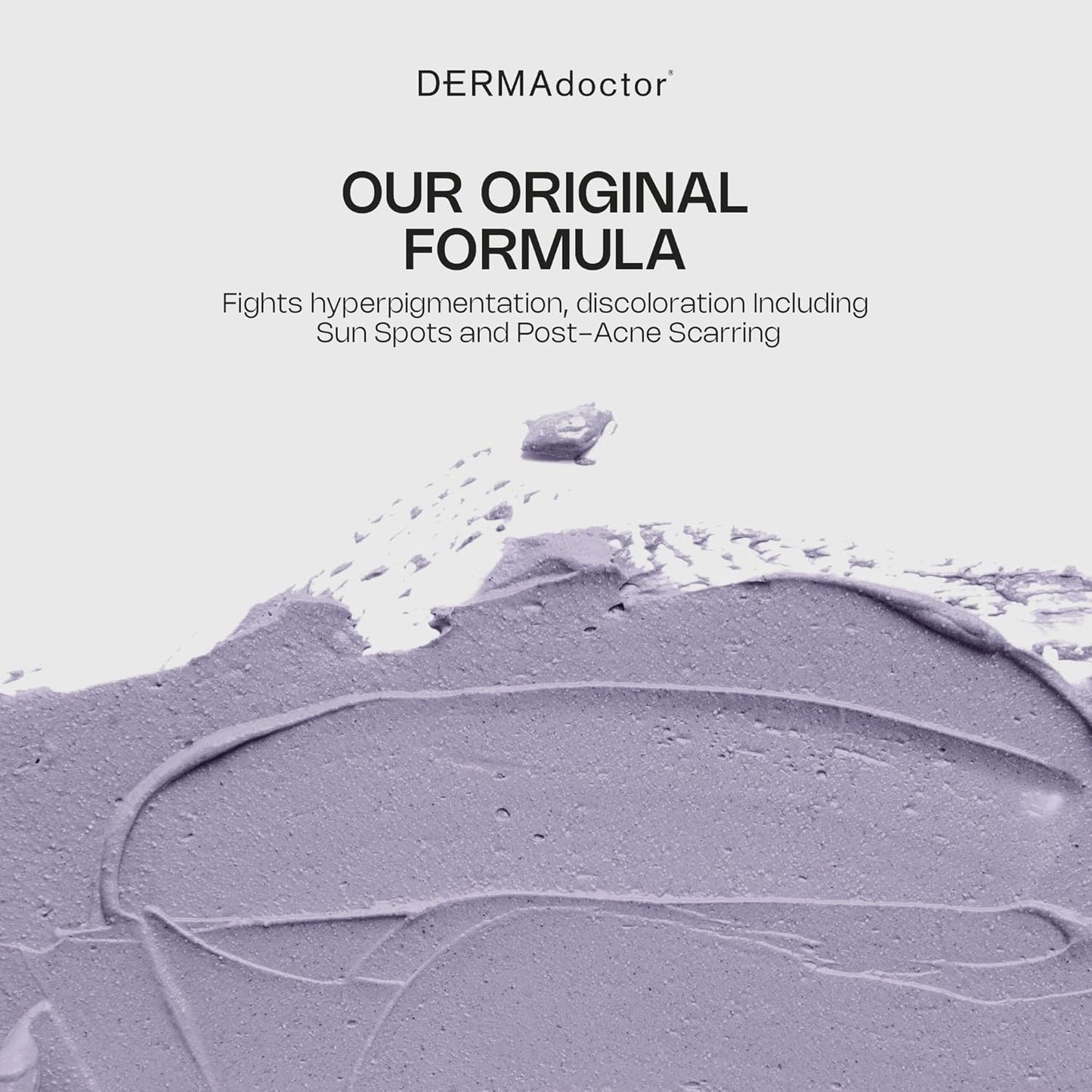 DERMAdoctor Clay Mask - Bentonite & Kaolin Clay Facial Detox | Pore Minimizer, Illuminator - 1.69 oz