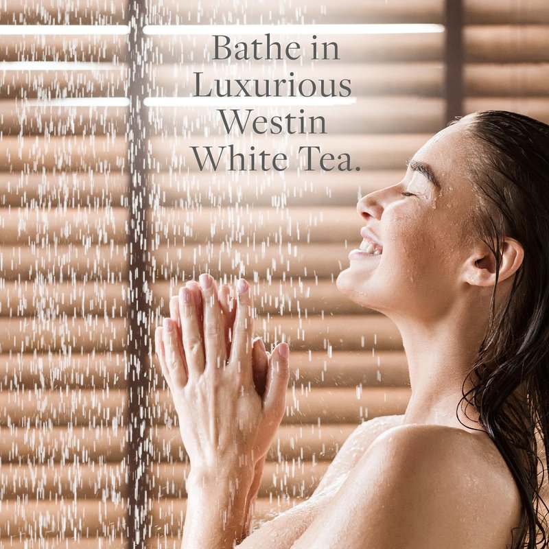 Westin White Tea Aloe Body Wash - Hydrating Bath and Shower Gel with Signature White Tea Aloe Scent - 8 ounces (Pack of 2)