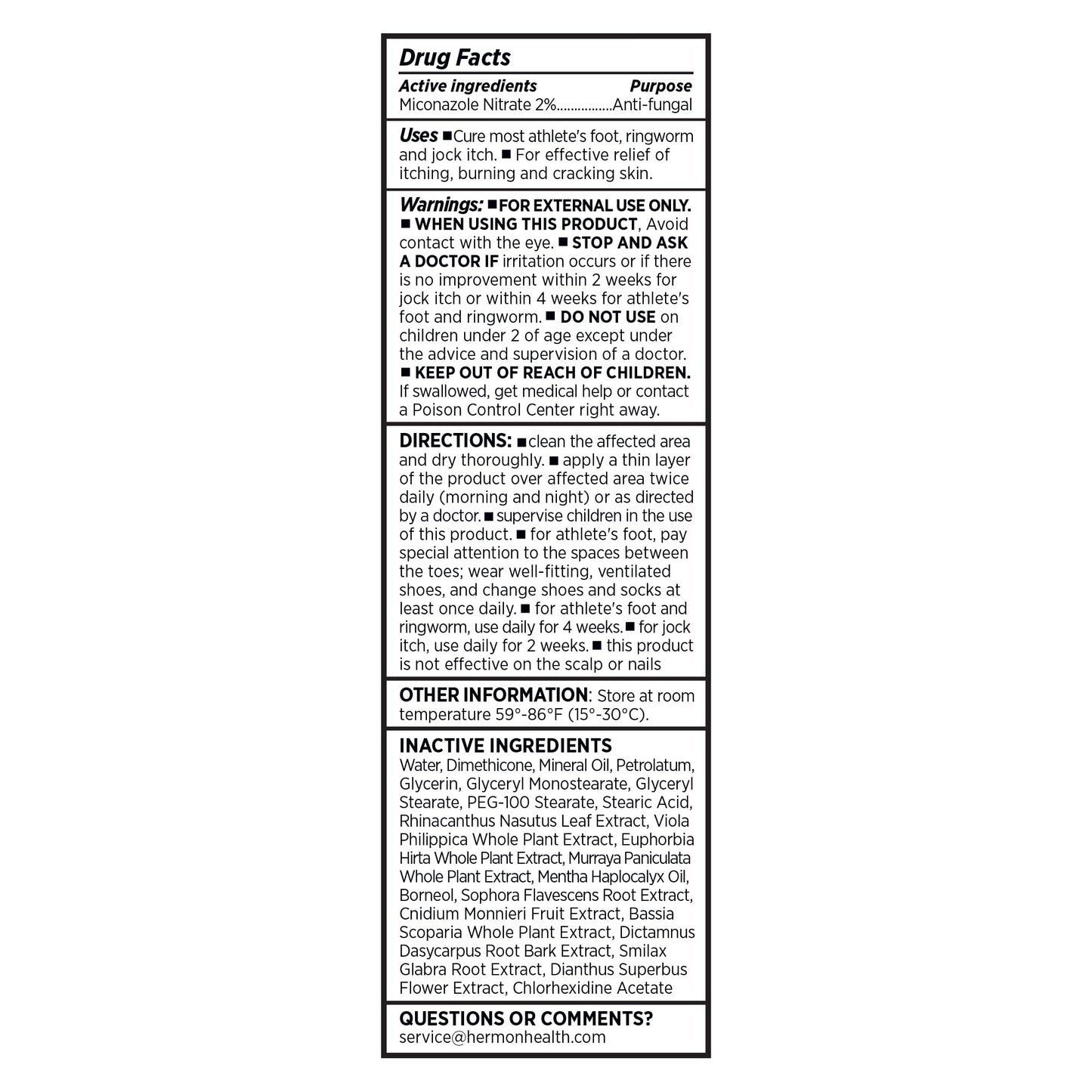 Hermon Folliculitis Cream: Effective for Folliculitis Scalp Face and Body 2Packs